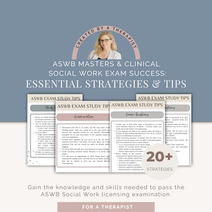 LMSW LCSW Exam Prep Study Guide - ASWB Test Strategy & Tips - Social Work Licensing Exam Prep - Digital Download pdf