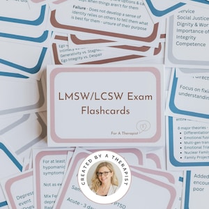 LMSW LCSW Exam Flashcards Social Work Study Guide, DSM 5 tr, Study Material, Client Intervention, Development, Aswb Test Prep