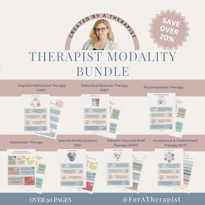 Pacote de Exercícios de Modalidades para Terapeutas | Atenção Plena, Validação, Regulação, Coaching | Análise Comportamental
