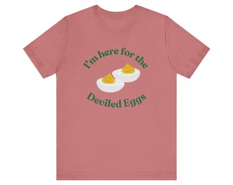 Deviled Eggs Tee | Retro Food Illustration, Egg Lover Shirt