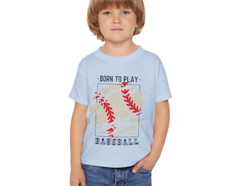 Born to Play Baseball toddler T-shirt | Baseball Kids Shirt