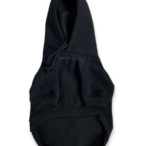 Ultra soft, pullover black dog hoodie • Quality pet apparel