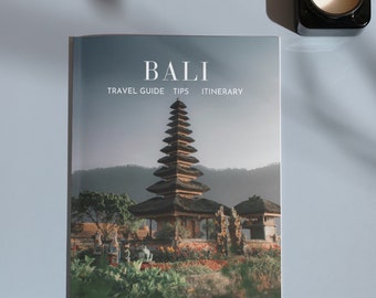 Bali Digital Travel Guide Itinerary| Destination guide | Instant Digital Download