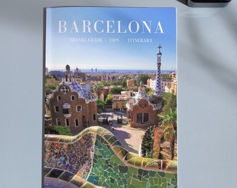 Reiseplan für den digitalen Reiseführer Barcelona | Reisezielführer | Sofortiger digitaler Download