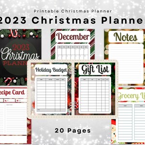Weihnachtsplaner, Geschenkbudgetplaner, Weihnachtsplaner, Urlaubsplaner, Weihnachtsgeschenkliste, Weihnachten To Do Liste, Weihnachtsmappe