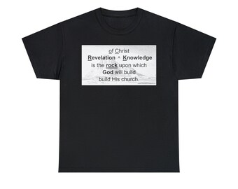Revelation of Christ Knowledge (Unisex Heavy Cotton Tee)