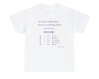 Think (Unisex Heavy Cotton Tee)