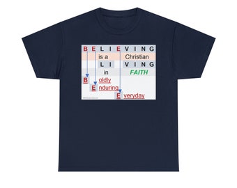 Believing is Living (Unisex Heavy Cotton Tee)