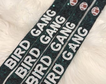 Sac à main à paillettes Eagles Gameday / Accessoire de football Go Birds / BIRD GANG / Sac à main Bird Gang / Philadelphie