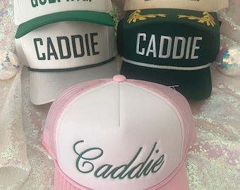 Chapeaux de golf / chapeaux de golf amusants / chapeaux brodés / chapeaux personnalisés / chapeaux de maîtres / chapeau de cadet