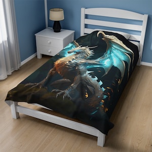 Dragon Mink Blanket Etsy