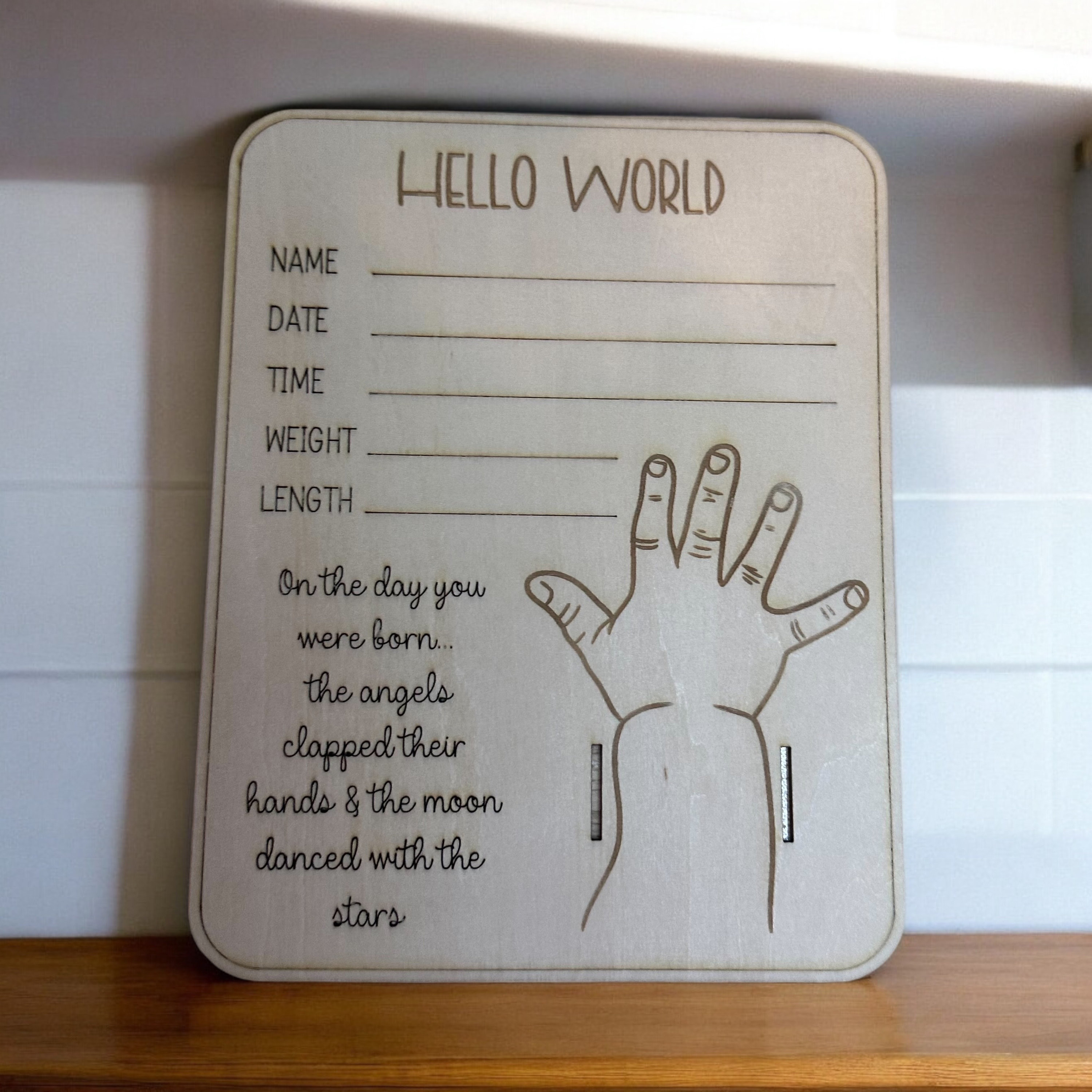 Personalized Baby Birth Stats Sign - Newborn Gift & Keepsake - Etsy