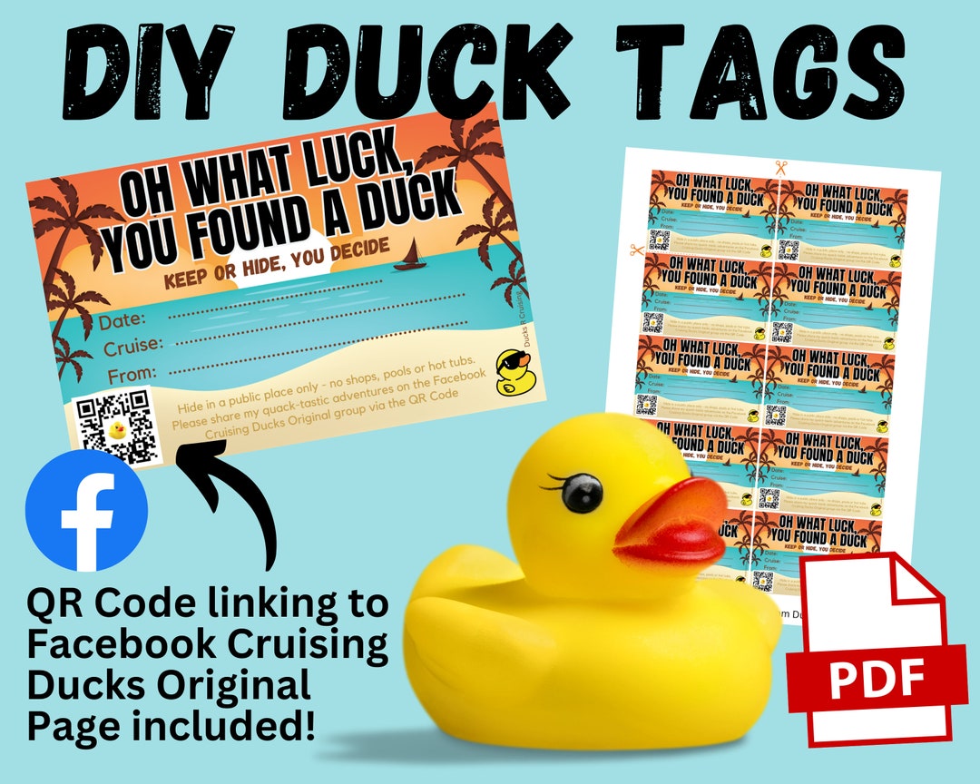 Cruise Duck Tag PDF QR Code FB - Il 1080xN.4799494768 J257 