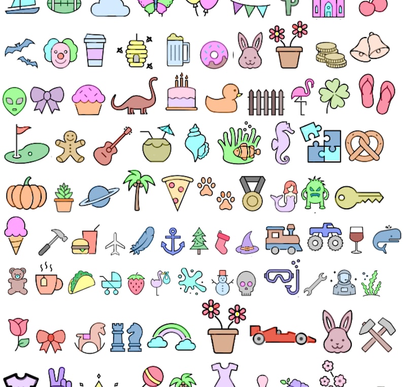 Royal Icing Transfer Template, Cookie Transfers for All Occasions