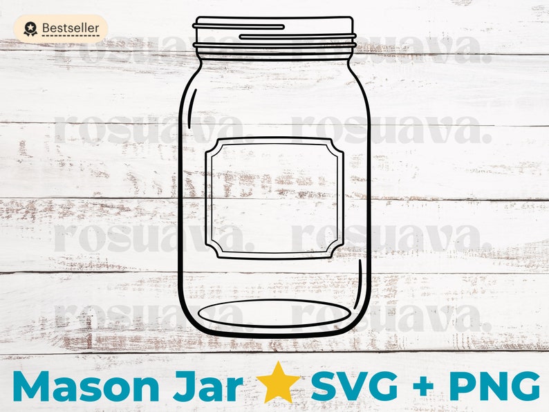 Mason Jar Svg Ball Jar Svg Glass Jar Svg Mason Jar Cut File Mason Jar