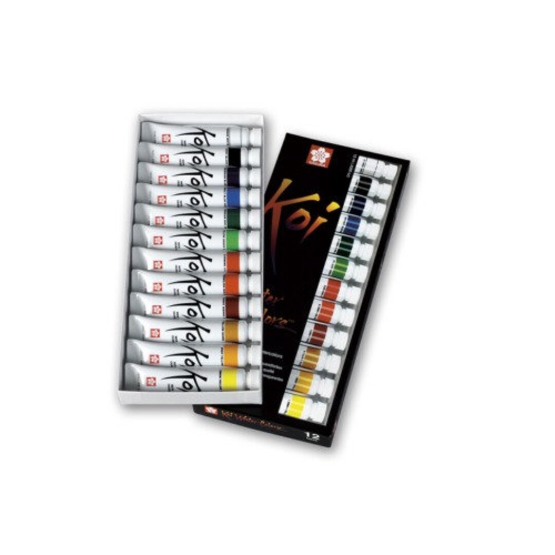 Watercolors Tubes Sakura Koi 12 Colors Tube Set Etsy
