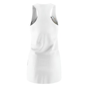 Women's Colorful Cut & Sew Racerback Dress Beach Coverups Plus Size Mini Tank Dress image 2