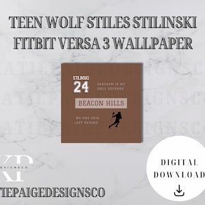 Teen Wolf - Stiles Stilinski Inspired Fitbit Versa 3 Wallpaper