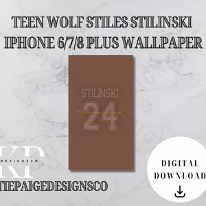 Teen Wolf - Stiles Stilinski Minimalistic iPhone 6/7/8 Plus Wallpaper