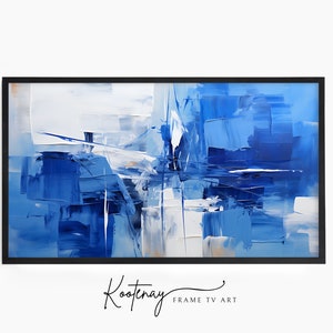Samsung Frame TV Art - 75 Abstract | Abstract Frame Tv Art | Minimalist Frame TV Art| Color TV art | Painting Tv art | tv frame art