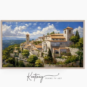Samsung Frame TV Art - Avignon | Painting Frame Tv Art | Vintage Art For Frame TV | Digital TV File | Digital Art For Frame