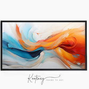 Samsung Frame TV Art - 71 Abstract | Abstract Frame Tv Art | Minimalist Frame TV Art| Color TV art | Painting Tv art | tv frame art