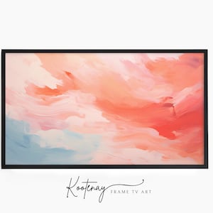 Samsung Frame TV Art - 23 Abstract | Abstract Frame Tv Art | Minimalist Frame TV Art| Color TV art | Painting Tv art | tv frame art