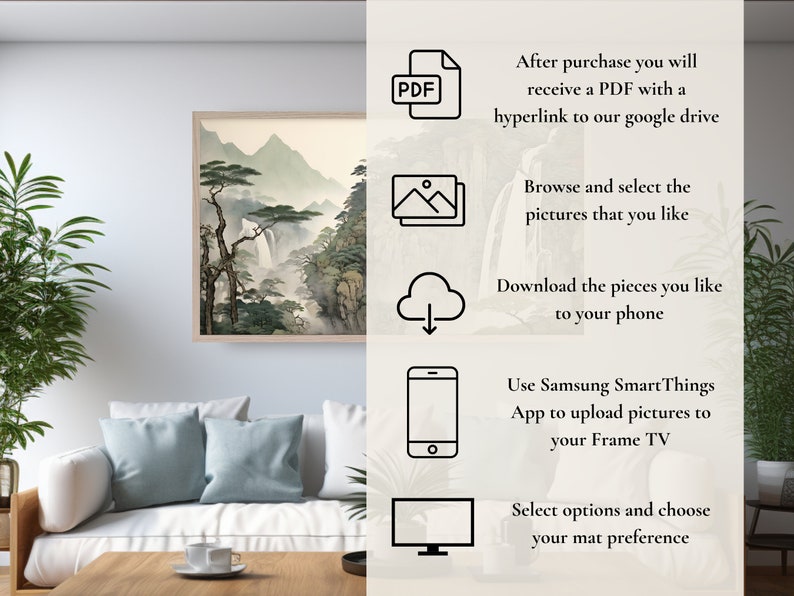 Samsung Frame TV Art Set 3500 Frame TV Art set Entire Store Collection Art For Frame TV Digital Download zdjęcie 9