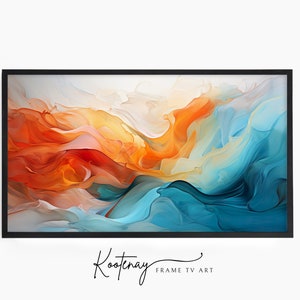 Samsung Frame TV Art - 94 Abstract | Abstract Frame Tv Art | Minimalist Frame TV Art| Color TV art | Painting Tv art | tv frame art