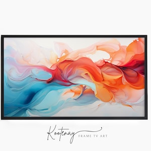 Samsung Frame TV Art - 99 Abstract | Abstract Frame Tv Art | Minimalist Frame TV Art| Color TV art | Painting Tv art | tv frame art