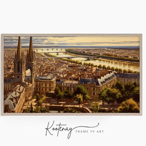 Samsung Frame TV Art - Bordeaux | Painting Frame Tv Art | Vintage Art For Frame TV | Digital TV File | Digital Art For Frame