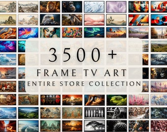 Samsung Frame TV Art Set 3500+ / Frame TV Art set / Colección completa de la tienda / Arte para Frame TV / Descarga digital