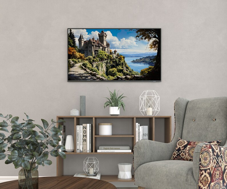 Bilderrahmen für TV: Bringing Your TV to Life with Drawing!