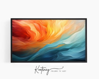 Samsung Frame TV Art - 3 Abstract | Abstract Frame Tv Art | Minimalist Frame TV Art| Color TV art | Painting Tv art | tv frame art