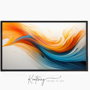 Samsung Frame TV Art - 78 Abstract | Abstract Frame Tv Art | Minimalist Frame TV Art| Color TV art | Painting Tv art | tv frame art