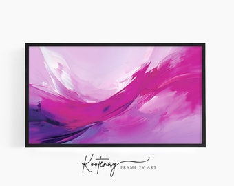 Samsung TV Rahmen - 30 Abstrakt | Abstrakter Rahmen Tv Kunst | Minimalistische Bilderrahmen TV Kunst | Farbe Fernsehkunst | Gemälde Tv Kunst | Bilderrahmen art