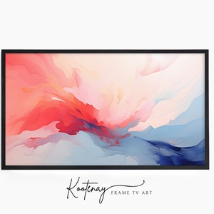 Samsung Frame TV Art - 62 Abstract | Abstract Frame Tv Art | Minimalist Frame TV Art| Color TV art | Painting Tv art | tv frame art