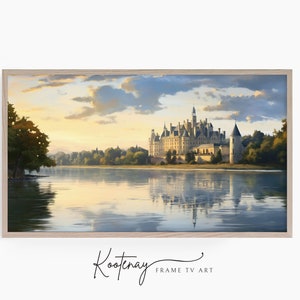 Samsung Frame TV Art - Loire Valley | Painting Frame Tv Art | Vintage Art For Frame TV | Digital TV File | Digital Art For Frame