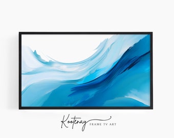 Arte da TV Samsung Frame - 15 Resumo | Arte de TV com moldura abstrata | Arte de TV com moldura minimalista | Arte em TV em cores | Pintura de arte de TV | arte em moldura de tv
