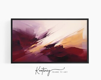 Samsung Frame TV Art - 46 Abstract | Abstract Frame Tv Art | Minimalist Frame TV Art| Color TV art | Painting Tv art | tv frame art