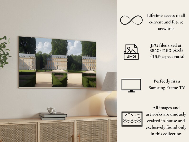 Samsung Frame TV Art Set 3500 Bilderrahmen TV-Art-Set Gesamte Shop-Kollektion Kunst für Rahmen TV Digitaler Download Bild 2