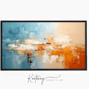 Samsung Frame TV Art - 97 Abstract | Abstract Frame Tv Art | Minimalist Frame TV Art| Color TV art | Painting Tv art | tv frame art
