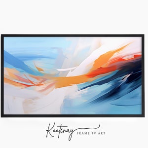 Samsung Frame TV Art - 34 Abstract | Abstract Frame Tv Art | Minimalist Frame TV Art| Color TV art | Painting Tv art | tv frame art
