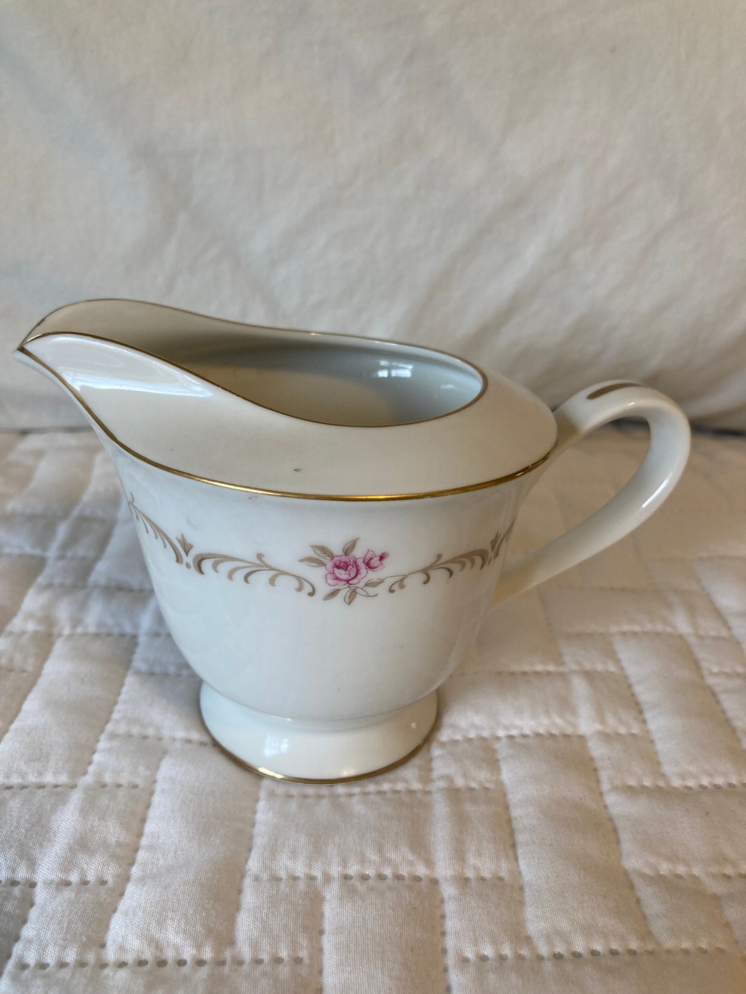 Fine China of Japan Wyndham Tudor Creamer Etsy