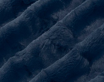 Navy Cuddle Luxe Hide - Shannon Fabrics