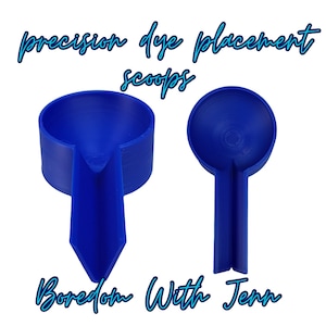 Precision dye placement scoop, Funnel scoops. image 2