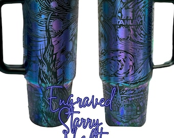 Stanley Chroma Engraved  Starry Night  Tumbler.