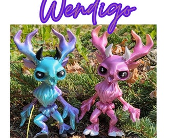 Wendigo Articulated Desk toy, Sensory toy. '