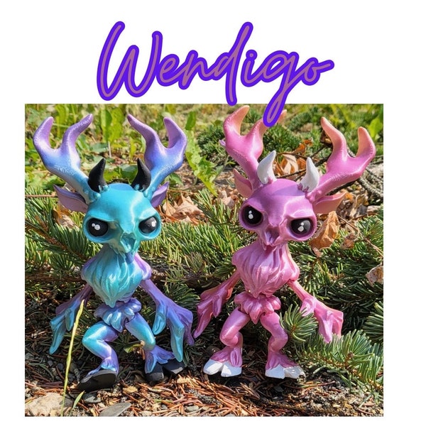 Wendigo Articulated Desk toy, Sensory toy. '