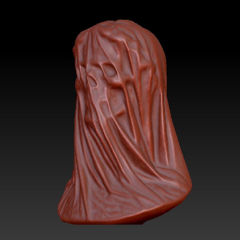 Halloween/veiled Skull 3D Prints/3d Models for CNC Router STL File - Etsy